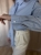 modna stylowa niebieska elegancka bawełniana koszula damska MILO La Balancia z długim rękawem w pionowe paski z kołnierzykiem krawatem zapinana na guziki casual smart casual na co dzień do pracy na spotkania kobiecy krój polski produkt