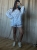 damski komplet muślinowy MOLLY La Balancia kropki grochy dots polska marka polski produkt hit sezonu koszula z długim rękawem zapinana na guziki spodenki summer chic girlly style casual comfy wear letni styl