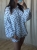 damski komplet muślinowy MOLLY La Balancia kropki grochy dots polska marka polski produkt hit sezonu koszula z długim rękawem zapinana na guziki spodenki summer chic girlly style casual comfy wear letni styl