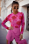 bluzka tiul długi rękaw blake capri la balancia wiskoza kwiecisty wzór odcienie różu modna elegancka casual chic romantyczny glamour smart casual włoski chic zmysłowa na co dzień wieczorne wyjścia eleganckie spotkania