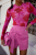 bluzka tiul długi rękaw blake capri la balancia wiskoza kwiecisty wzór odcienie różu modna elegancka casual chic romantyczny glamour smart casual włoski chic zmysłowa na co dzień wieczorne wyjścia eleganckie spotkania