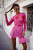 bluzka tiul długi rękaw blake capri la balancia wiskoza kwiecisty wzór odcienie różu modna elegancka casual chic romantyczny glamour smart casual włoski chic zmysłowa na co dzień wieczorne wyjścia eleganckie spotkania