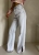 jeansy By Me Anita FLARED pink one szeroka nogawka wide leg jasny jeans wysoki stan rozcięcie na nogawce high waist fashion style outfit inspo casual look codzienne eleganckie stylizacje nowoczesny design inspirowany najnowszymi trendami mody